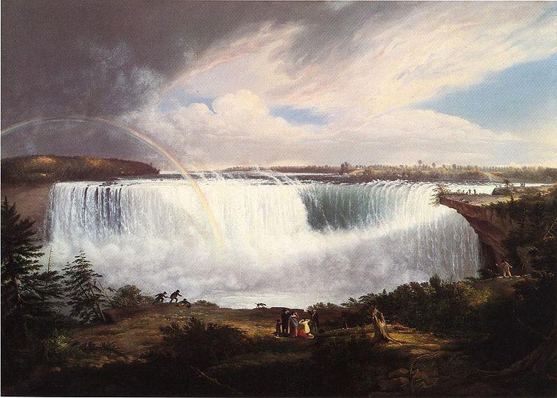 Alvan Fisher The Great Horseshoe Fall, Niagara oil painting image